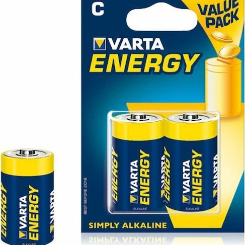 Varta Energy Αλκαλικές Μπαταρίες C 1.5V 2τμχ