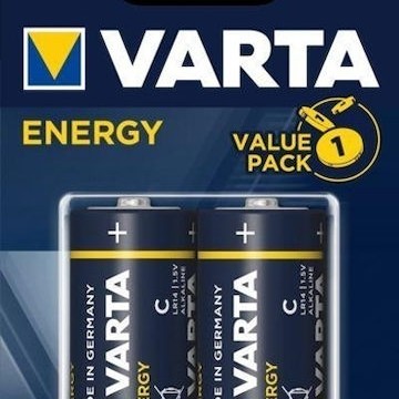Varta Energy Αλκαλικές Μπαταρίες C 1.5V 2τμχ
