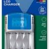 Varta LCD Charger 4 Μπαταριών Ni-MH Μεγέθους AA/AAA σε Γκρι χρώμα