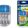 Varta LCD Charger 4 Μπαταριών Ni-MH Μεγέθους AA/AAA σε Γκρι χρώμα