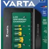 Varta LCD Universal Charger+ 4 Μπαταριών Ni-MH Μεγέθους AA/AAA/9V/D
