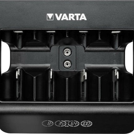 Varta LCD Universal Charger+ 4 Μπαταριών Ni-MH Μεγέθους AA/AAA/9V/D