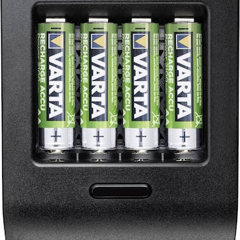 Varta LCD Smart Charger+ 4 Μπαταριών Ni-MH Μεγέθους AA/AAA Σετ με 4x AA 2100mAh