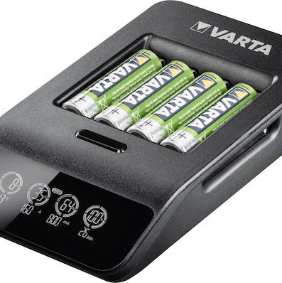 Varta LCD Smart Charger+ 4 Μπαταριών Ni-MH Μεγέθους AA/AAA Σετ με 4x AA 2100mAh