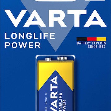 Varta LongLife Power Αλκαλική Μπαταρία 9V 1τμχ