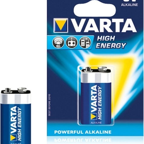 Varta LongLife Power Αλκαλική Μπαταρία 9V 1τμχ