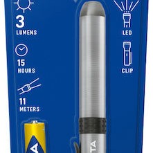 Varta Φακός LED με Μέγιστη Φωτεινότητα 3lm 101421