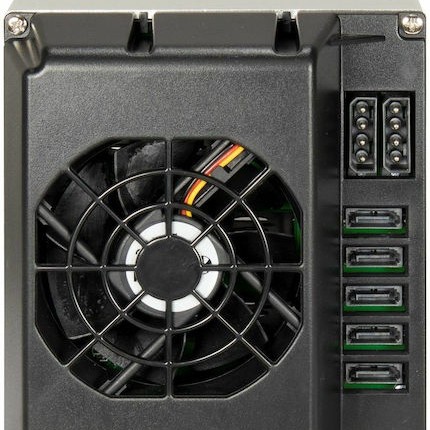 Inter-Tech ST-5255 Θήκη για 5 Σκληρούς Δίσκους 2.5