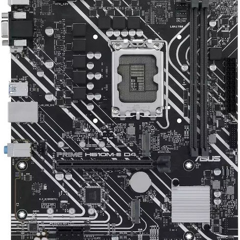 Asus Prime H610M-E D4-CSM Motherboard Micro ATX με Intel 1700 Socket 90MB19N0-M0EAYC