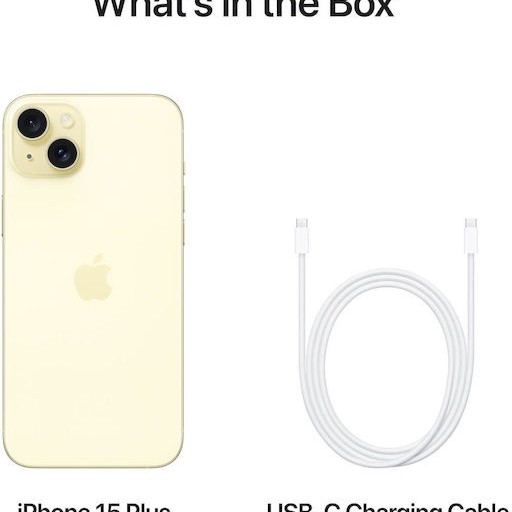 Apple iPhone 15 Plus (6/256GB) Κίτρινο