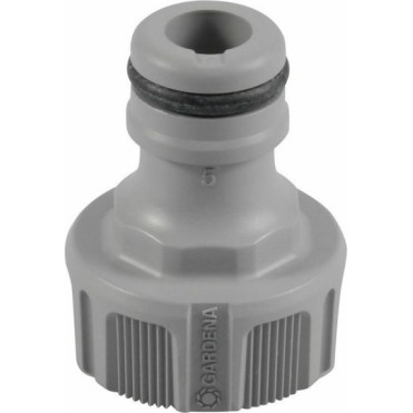 Gardena 18220-50 Ρακόρ Βρύσης με Θηλυκό Σπείρωμα 21mm Γκρι