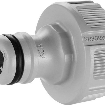 Gardena 18221-20 Ρακόρ Βρύσης με Αρσενικό Σπείρωμα 26.5mm Γκρι