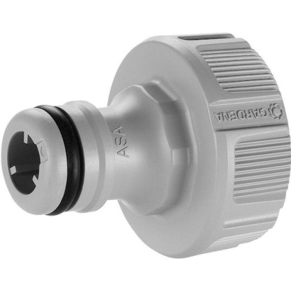 Gardena 18221-20 Ρακόρ Βρύσης με Αρσενικό Σπείρωμα 26.5mm Γκρι