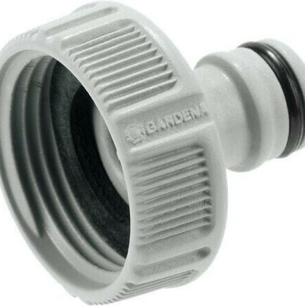 Gardena 18222-50 Ρακόρ Βρύσης με Αρσενικό-Θηλυκό Σπείρωμα 25.4mm Γκρι