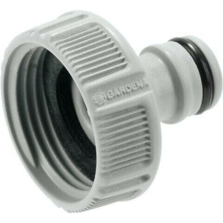 Gardena 18222-50 Ρακόρ Βρύσης με Αρσενικό-Θηλυκό Σπείρωμα 25.4mm Γκρι