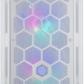 Silverstone FARA H1M PRO Gaming Mini Tower Κουτί Υπολογιστή με Πλαϊνό Παράθυρο Λευκό