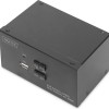Digitus KVM Switch 2 Port Dual Display 4K HDMI