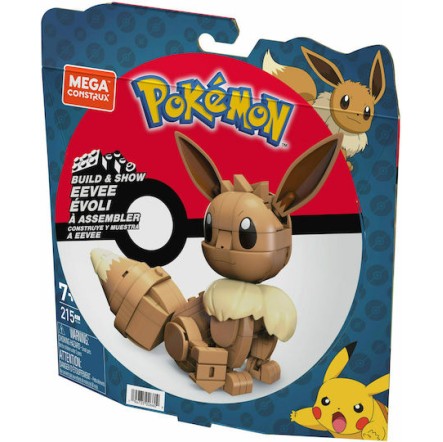Mega Bloks Τουβλάκια Pokémon Build & Show Eevee για 7+ Ετών 215τμχ