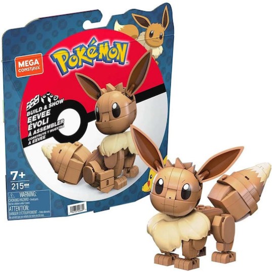 Mega Bloks Τουβλάκια Pokémon Build & Show Eevee για 7+ Ετών 215τμχ