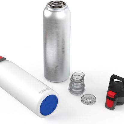 Sigg H&C One Light Παιδικό Παγούρι Θερμός Ανοξείδωτο Μαύρο 550ml