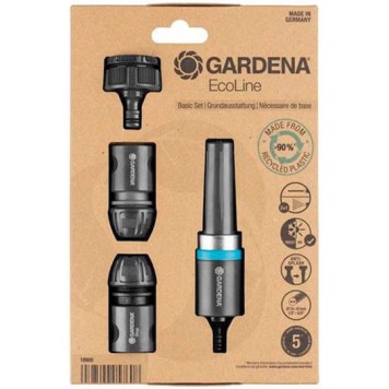 Gardena Ecoline Basic Equipment Σετ Εκτοξευτήρα Νερού με Ταχυσυνδέσμους 18900-20