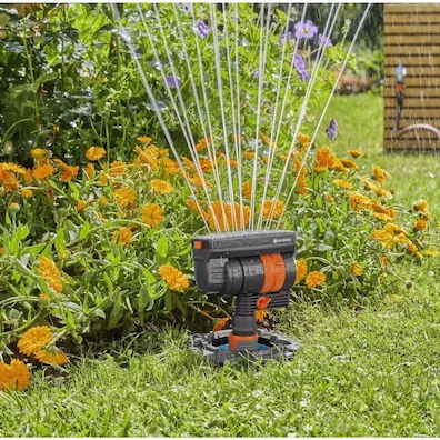 Gardena Περιστοφικό Μπεκ με Μέγιστη Γωνία Ρίψης 360° Μαύρο 08251-20