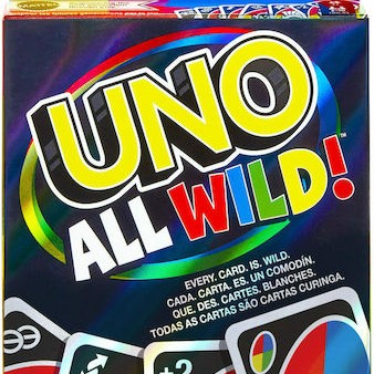 Επιτραπέζιο Παιχνίδι Uno All Wild για 2-10 Παίκτες 7+ Ετών (EN) Mattel