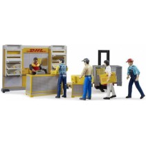 Bruder Παιχνίδι Μινιατούρα Κατάστημα DHL με Υπάλληλο για 4+ Ετών