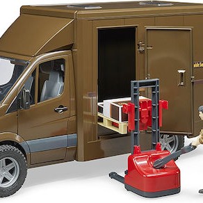 Bruder Σετ με Αυτοκίνητο UPS MB Sprinter για 3+ Ετών