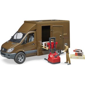 Bruder Σετ με Αυτοκίνητο UPS MB Sprinter για 3+ Ετών