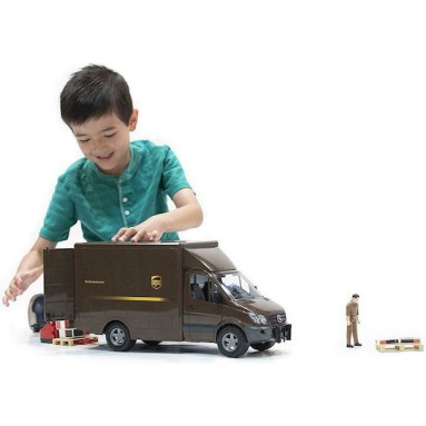 Bruder Σετ με Αυτοκίνητο UPS MB Sprinter για 3+ Ετών
