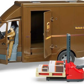 Bruder Σετ με Αυτοκίνητο UPS MB Sprinter για 3+ Ετών