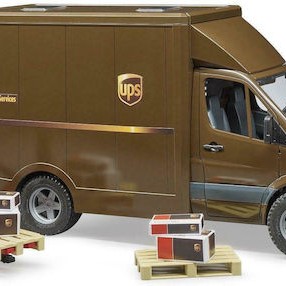 Bruder Σετ με Αυτοκίνητο UPS MB Sprinter για 3+ Ετών