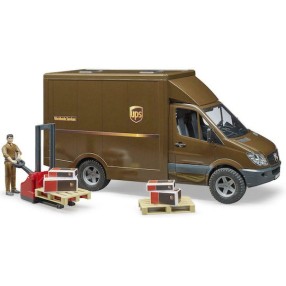 Bruder Σετ με Αυτοκίνητο UPS MB Sprinter για 3+ Ετών