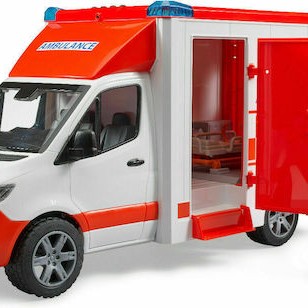 Bruder Σετ με Αυτοκίνητο Ασθενοφόρο με Οδηγό για 3+ Ετών