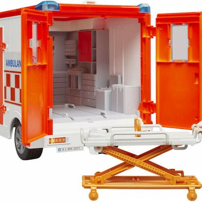 Bruder Σετ με Αυτοκίνητο Ασθενοφόρο με Οδηγό για 3+ Ετών
