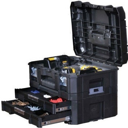 Stanley Tstak Εργαλειοθήκη Χειρός Πλαστική με Αφρολέξ Π44xB33xΥ32.6cm