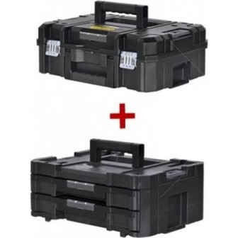 Stanley Tstak Εργαλειοθήκη Χειρός Πλαστική με Αφρολέξ Π44xB33xΥ32.6cm