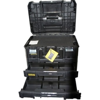 Stanley Tstak Εργαλειοθήκη Χειρός Πλαστική με Αφρολέξ Π44xB33xΥ32.6cm