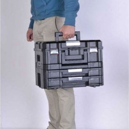 Stanley Tstak Εργαλειοθήκη Χειρός Πλαστική με Αφρολέξ Π44xB33xΥ32.6cm