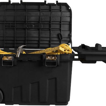 Stanley Job Chest Τροχήλατο Πλαστικό Μπαούλο Μεταφοράς και Αποθήκευσης Εργαλείων Π75.9xB47.3xΥ48.6cm 1-92-978