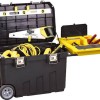 Stanley Job Chest Τροχήλατο Πλαστικό Μπαούλο Μεταφοράς και Αποθήκευσης Εργαλείων Π75.9xB47.3xΥ48.6cm 1-92-978