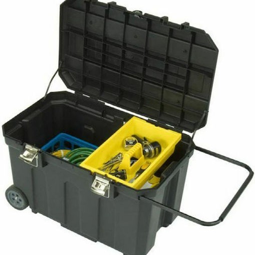 Stanley Job Chest Τροχήλατο Πλαστικό Μπαούλο Μεταφοράς και Αποθήκευσης Εργαλείων Π75.9xB47.3xΥ48.6cm 1-92-978
