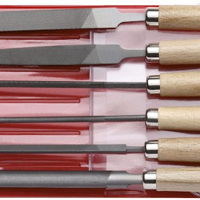 Gedore Σετ Λίμες με Λαβή 6τμχ