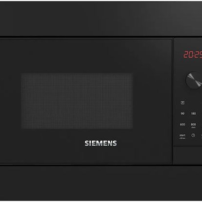 Siemens Iq300 Εντοιχιζόμενος Φούρνος Μικροκυμάτων 20lt Μαύρος
