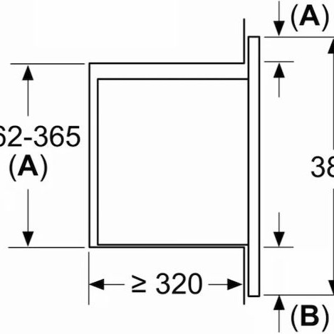 Siemens Iq300 Εντοιχιζόμενος Φούρνος Μικροκυμάτων 20lt Μαύρος