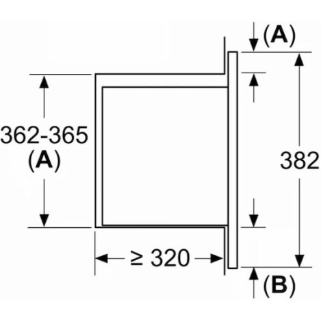 Siemens Iq300 Εντοιχιζόμενος Φούρνος Μικροκυμάτων 20lt Μαύρος