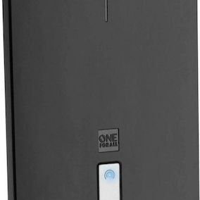 One For All SV 9425 Εσωτερική Κεραία Τηλεόρασης (απαιτεί τροφοδοσία) σε Μαύρο Χρώμα Σύνδεση με Ομοαξονικό (Coaxial) Καλώδιο