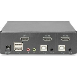 Digitus KVM Switch 2 Port Single Display 4K HDMI