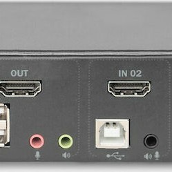 Digitus KVM Switch 2 Port Single Display 4K HDMI